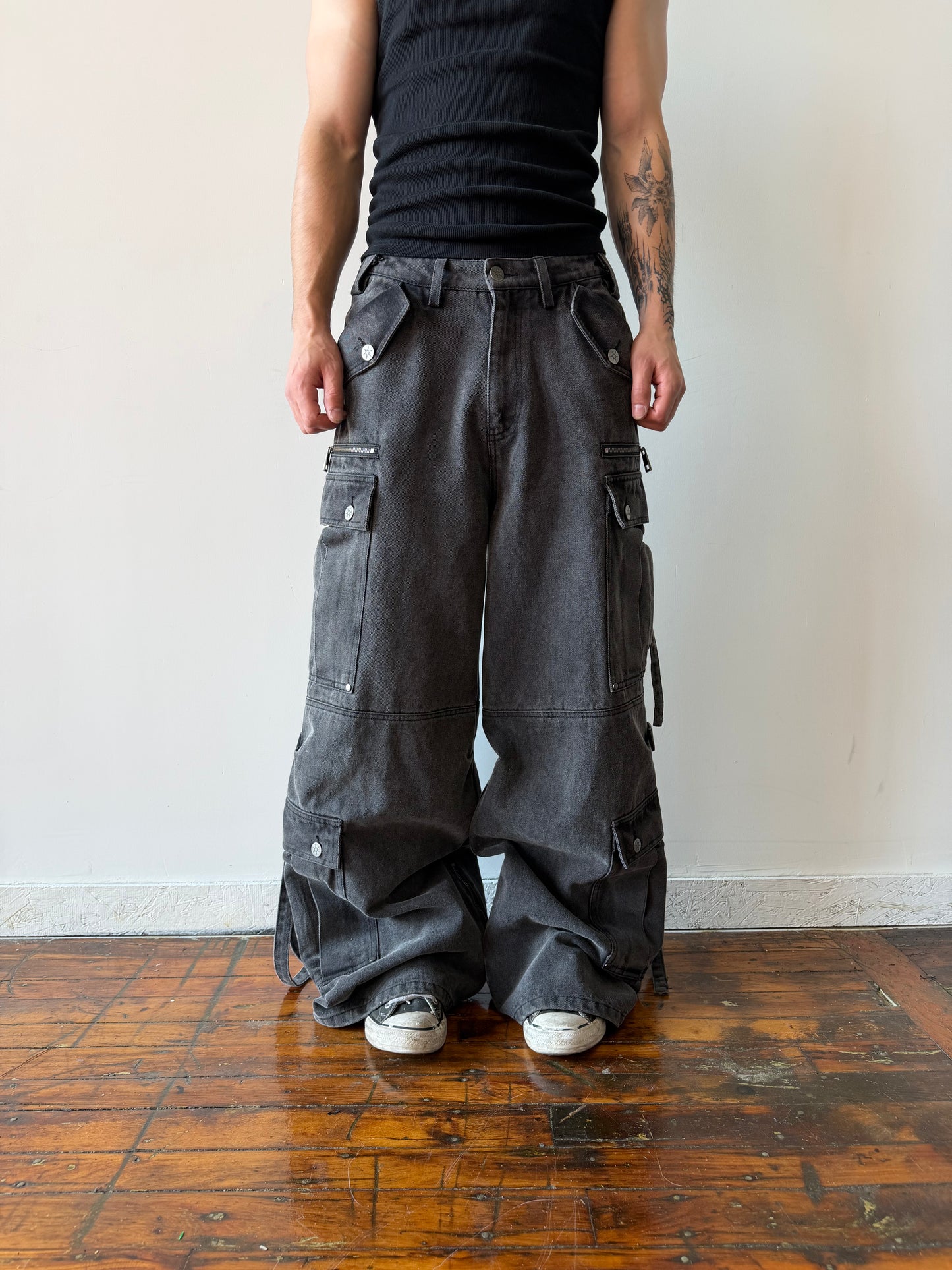 GREY DENIM RECON CARGOS (32)