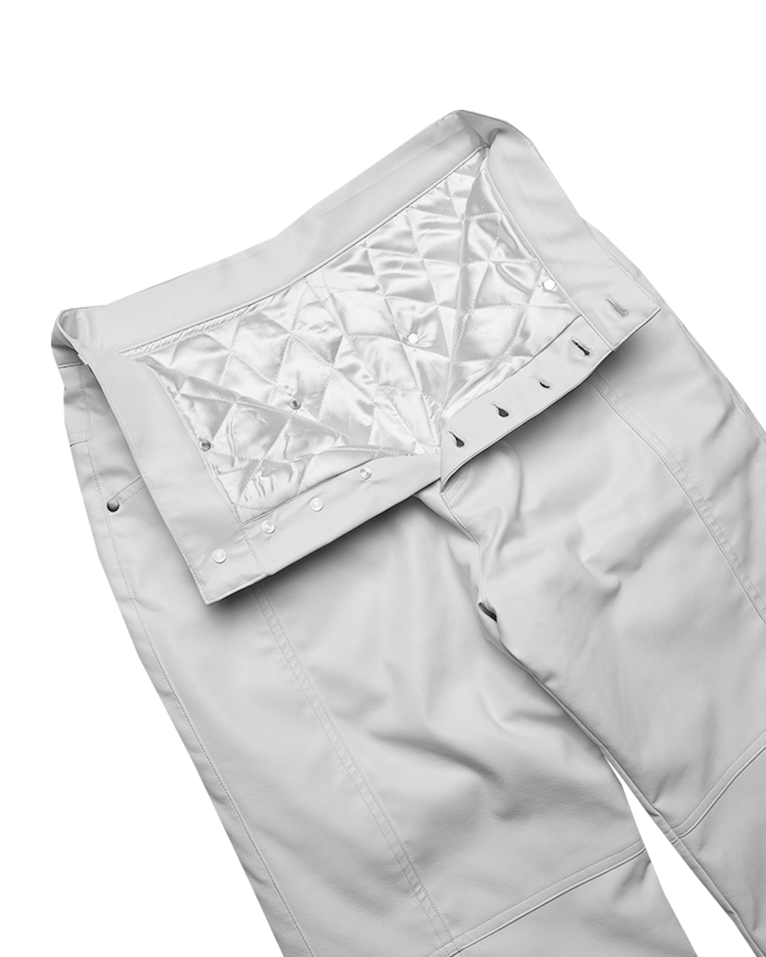 1 OF 1 LEATHER FLARES (WHITE)