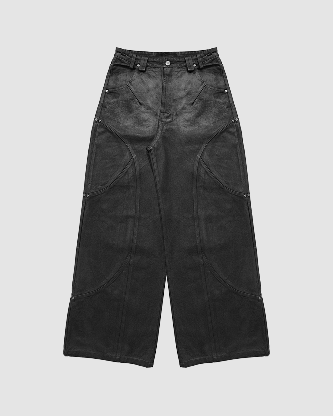 "OBSIDIAN" Wax Denim