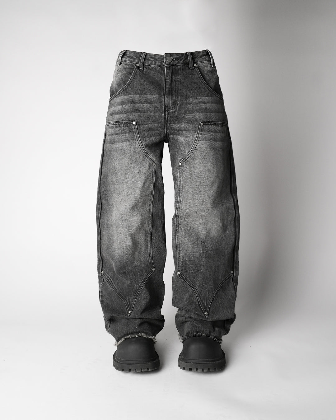 "FORGED" DOUBLE KNEE DENIM