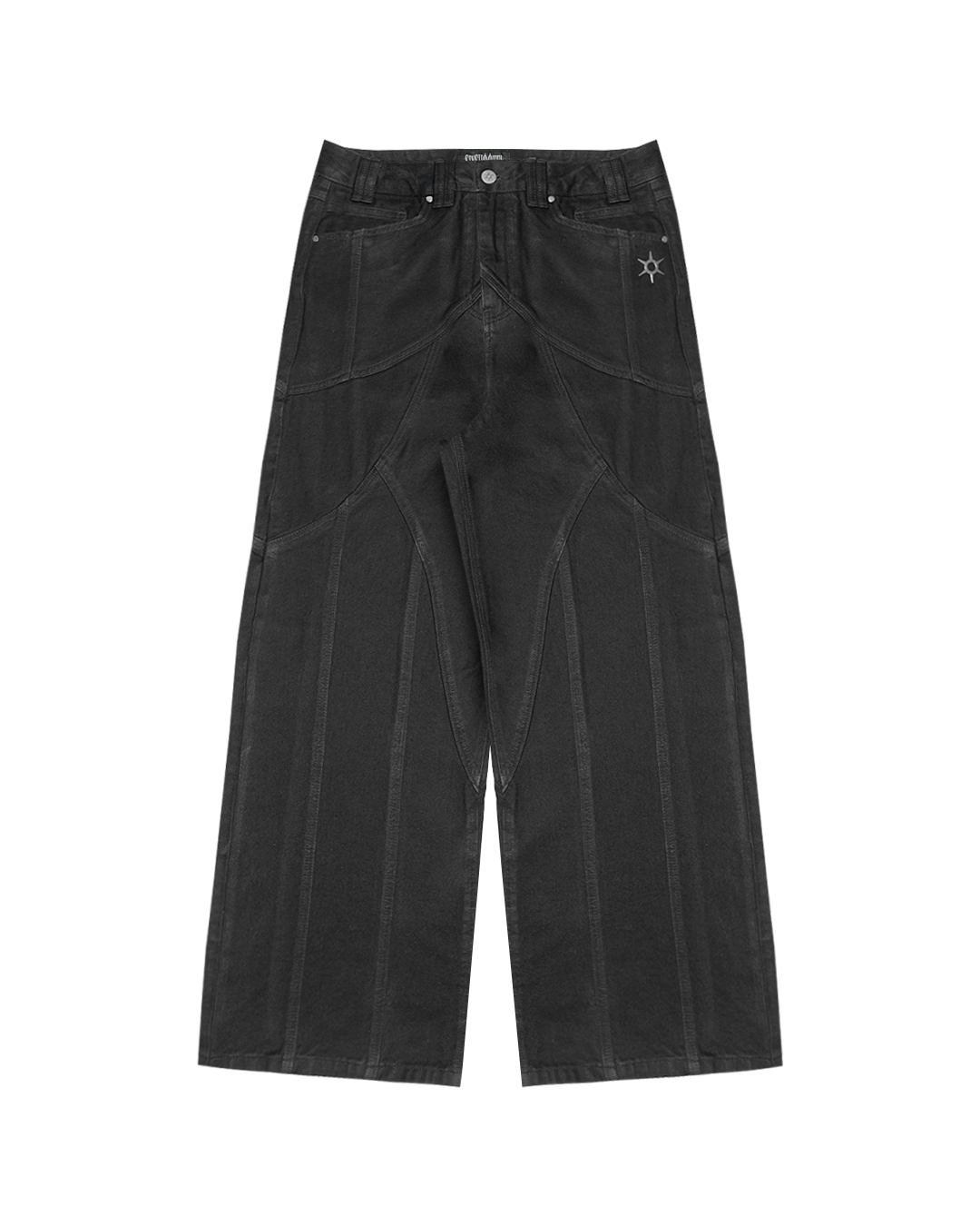 "VEIN" BAGGY JEANS