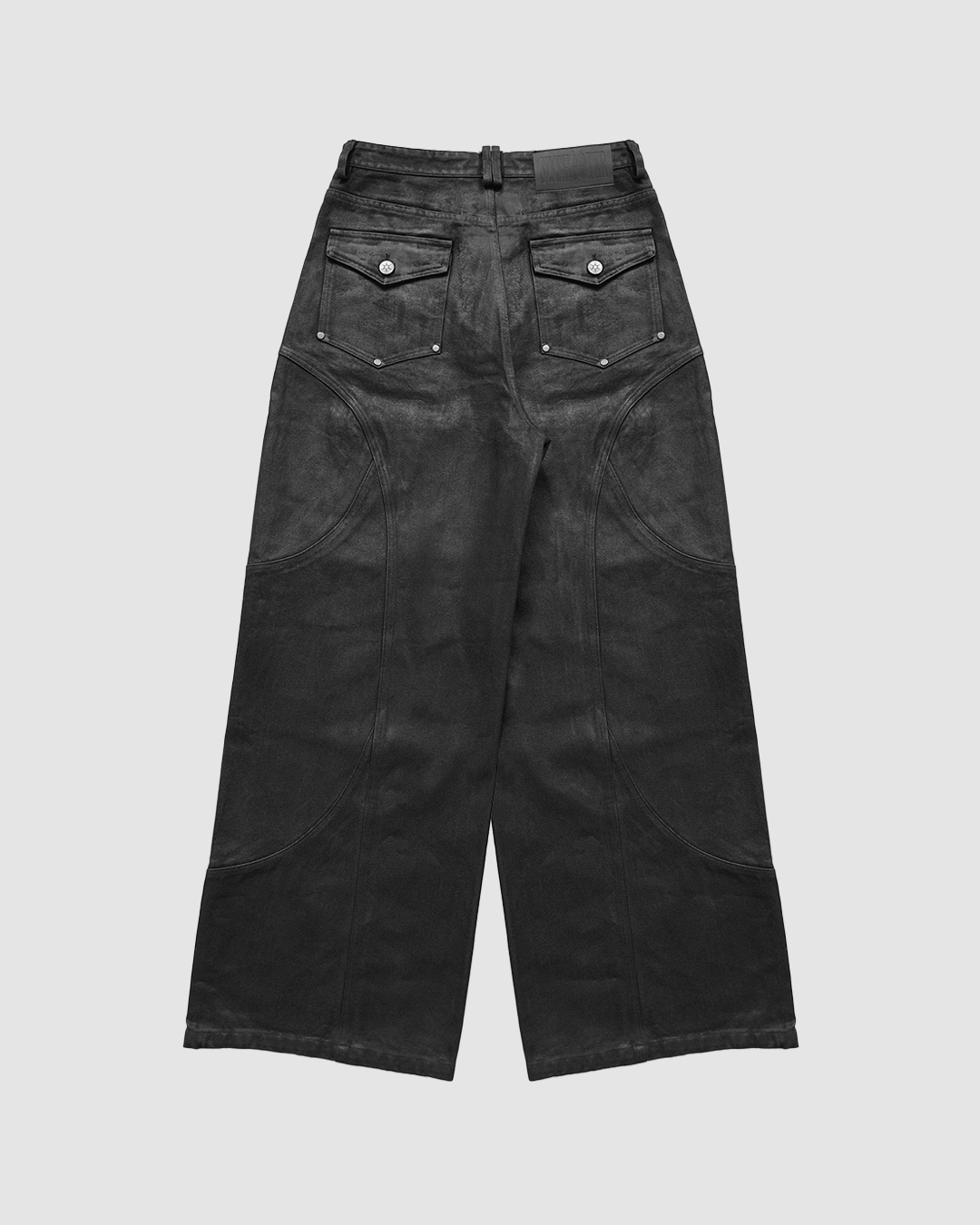"OBSIDIAN" Wax Denim