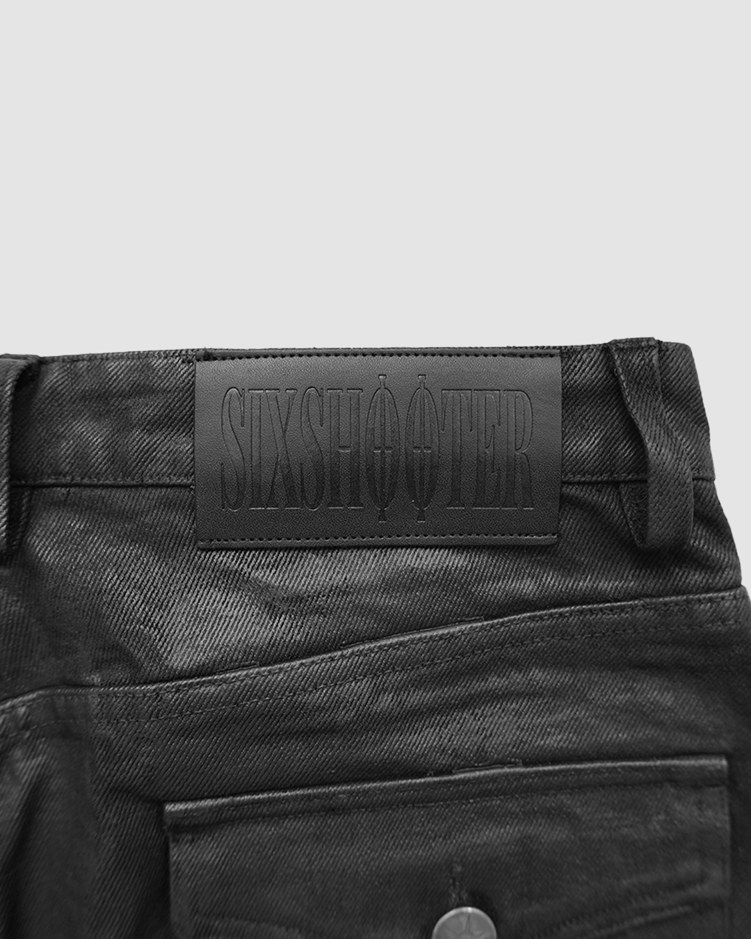 "OBSIDIAN" Wax Denim