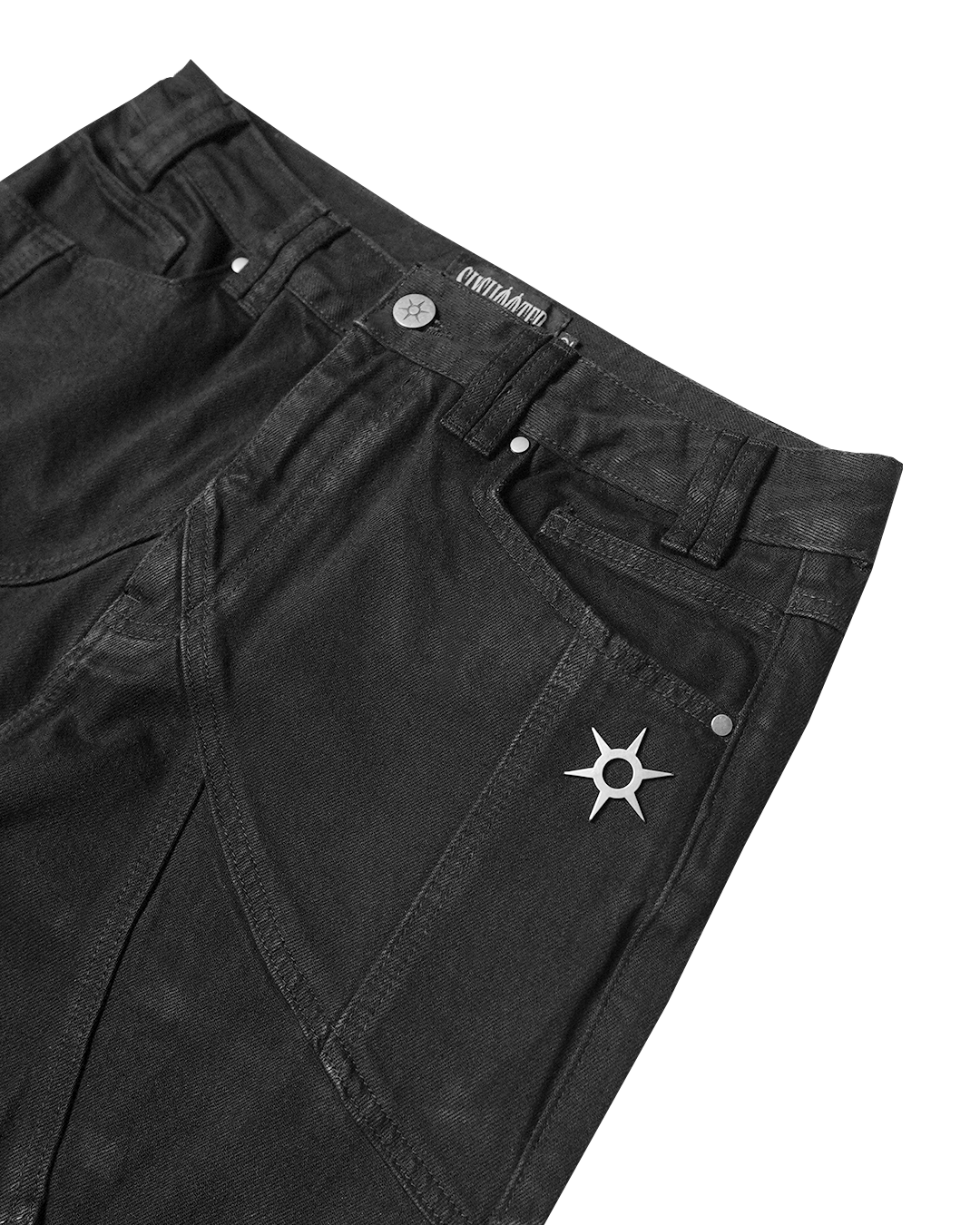 "VEIN" BAGGY JEANS