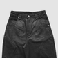 "OBSIDIAN" Wax Denim