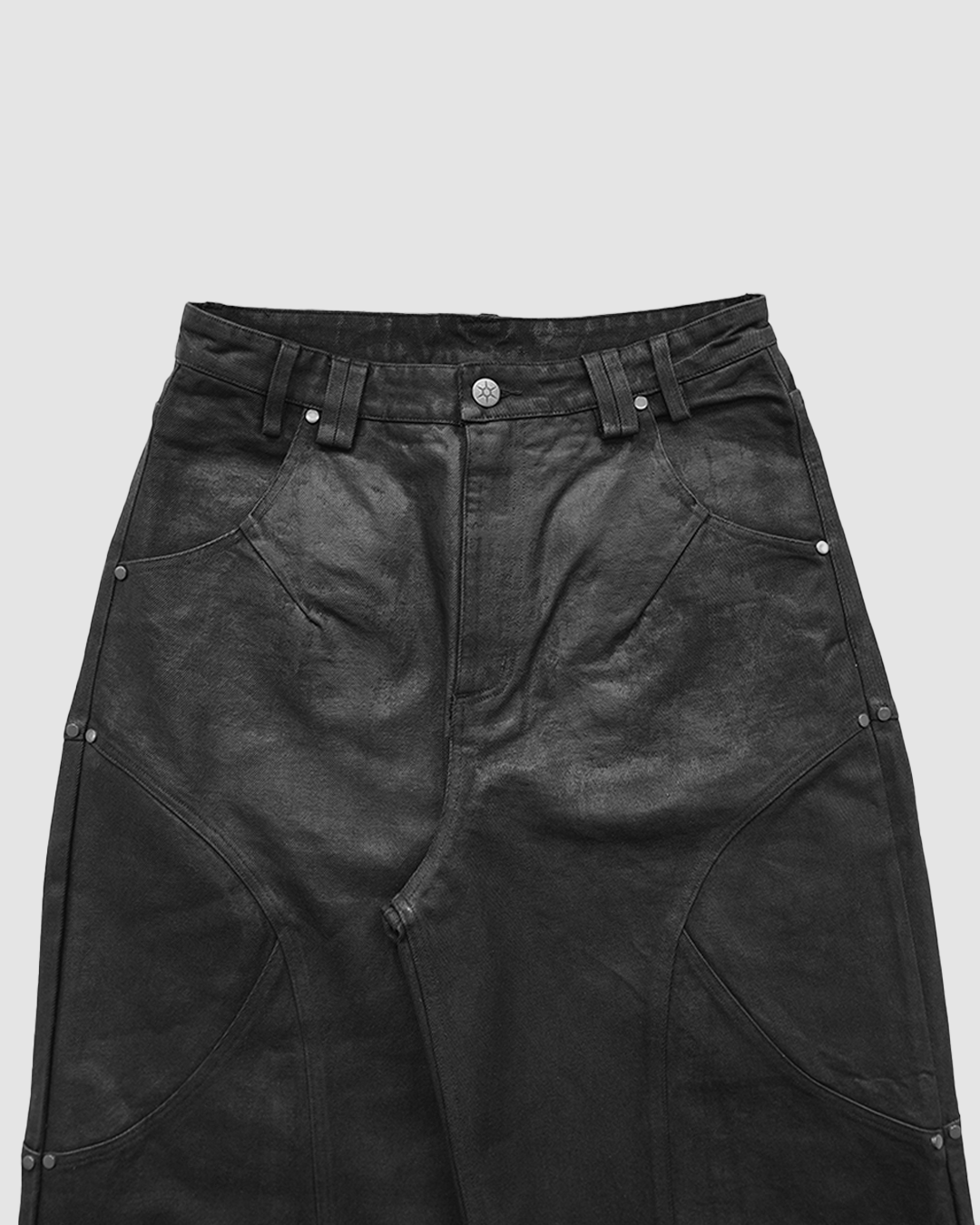 "OBSIDIAN" Wax Denim