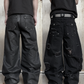 "RIOT" DISTRESSED JEANS