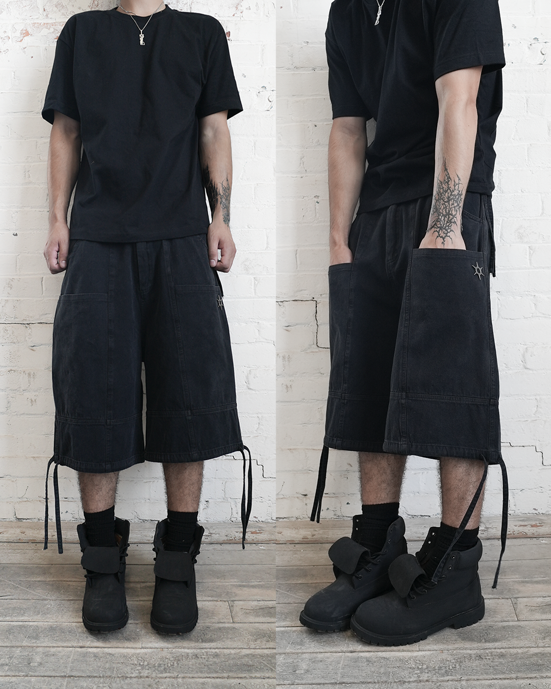 "COAL" Baggy Shorts