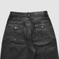 "OBSIDIAN" Wax Denim