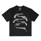 "SIXSHOOTER" TEE SHIRT (BLACK)