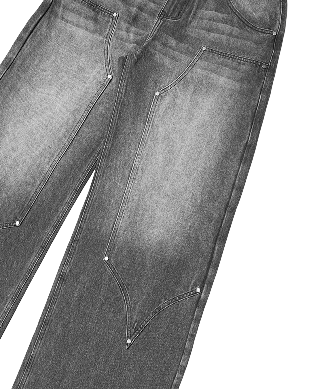 "FORGED" DOUBLE KNEE DENIM