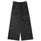 "RIOT" DISTRESSED JEANS