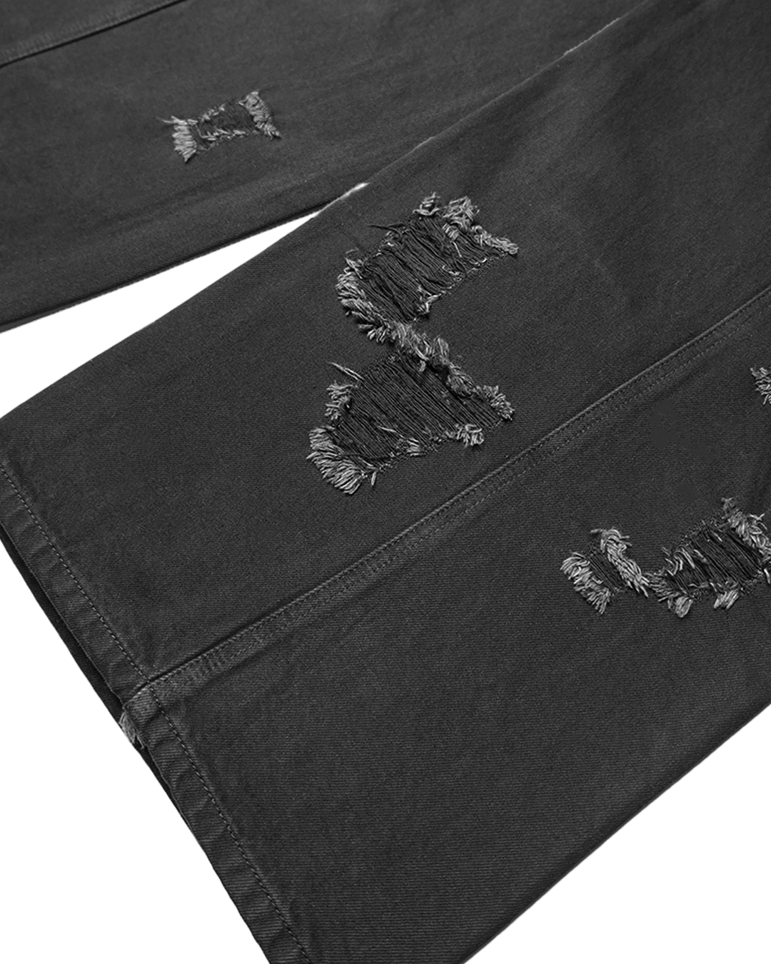 "RIOT" DISTRESSED JEANS