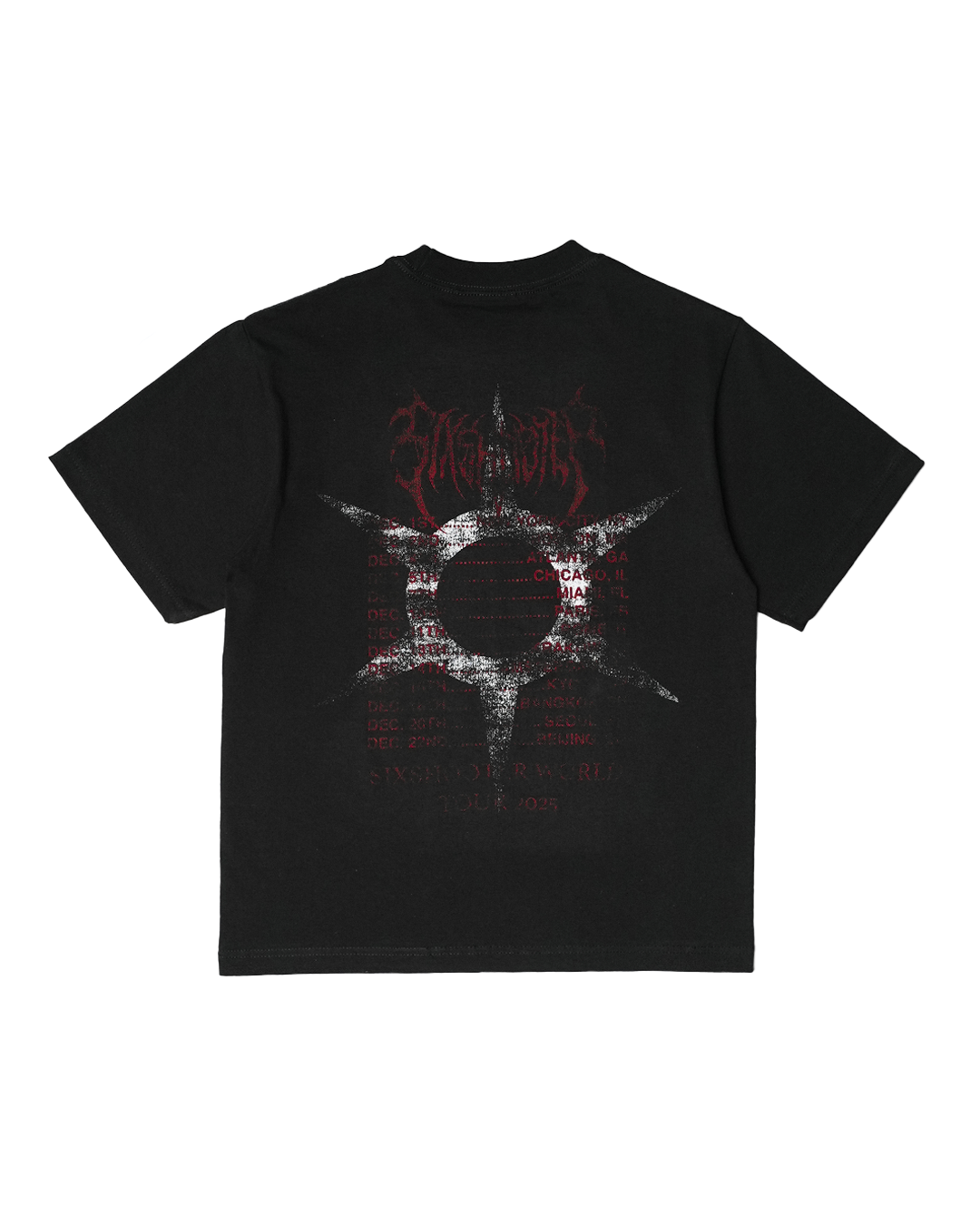 "WORLD TOUR" TEE SHIRT