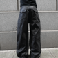 "OBSIDIAN" Wax Denim